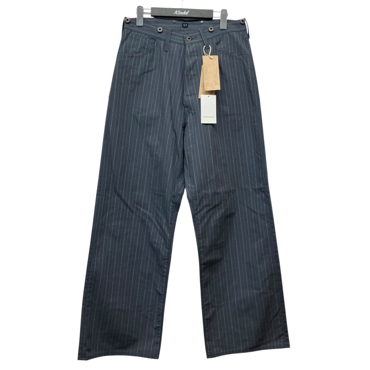 Taiga Takahashi 5PストライプデニムワークパンツLOT 703 古着・中古-1枚目のアイテム画像