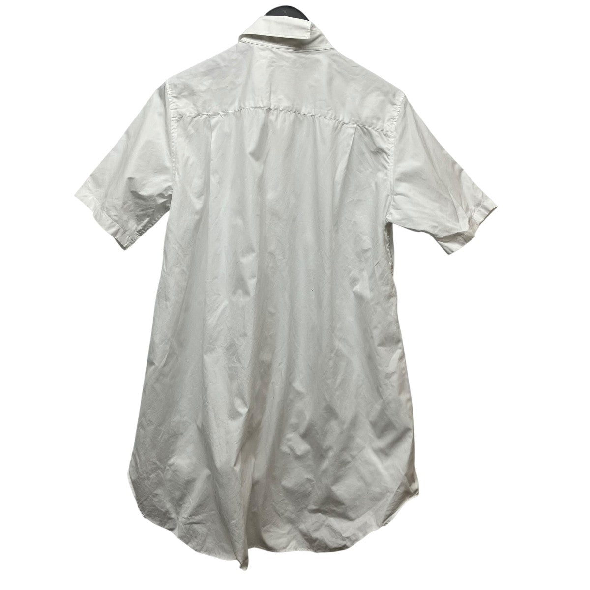GROUND Y 21SSCotton Broad Collar Cutoff Short Sleeves Shirt半袖ブラウスGT-B10-001 古着・中古-2枚目のアイテム画像