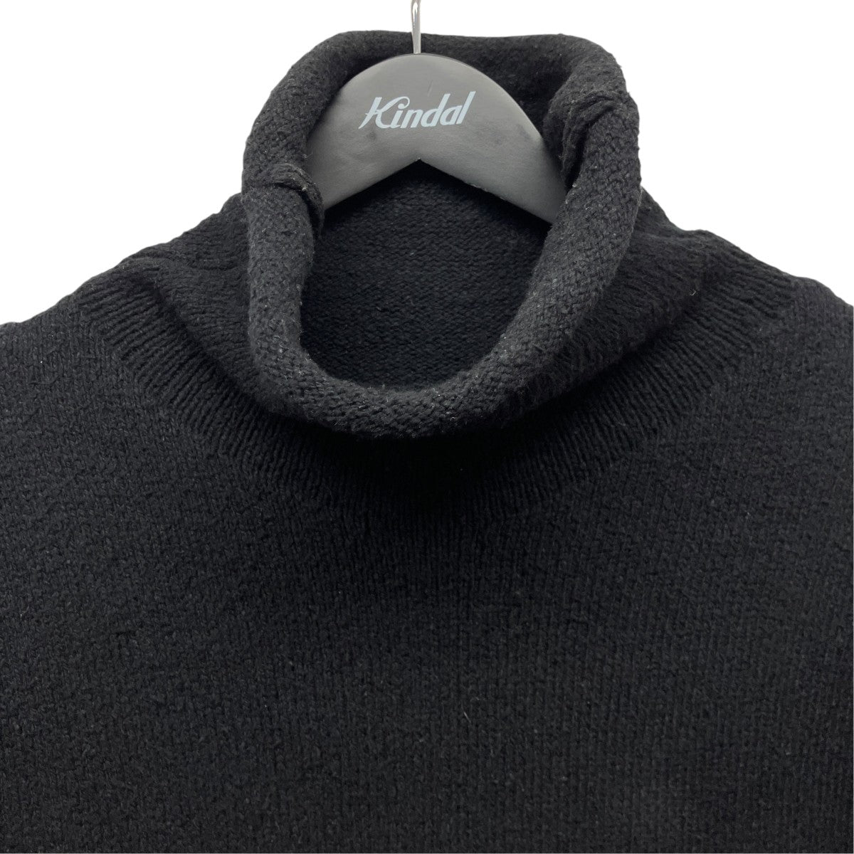 cotton high neck knitting dressタートルネックサイドボタンニットワンピース1025204003
