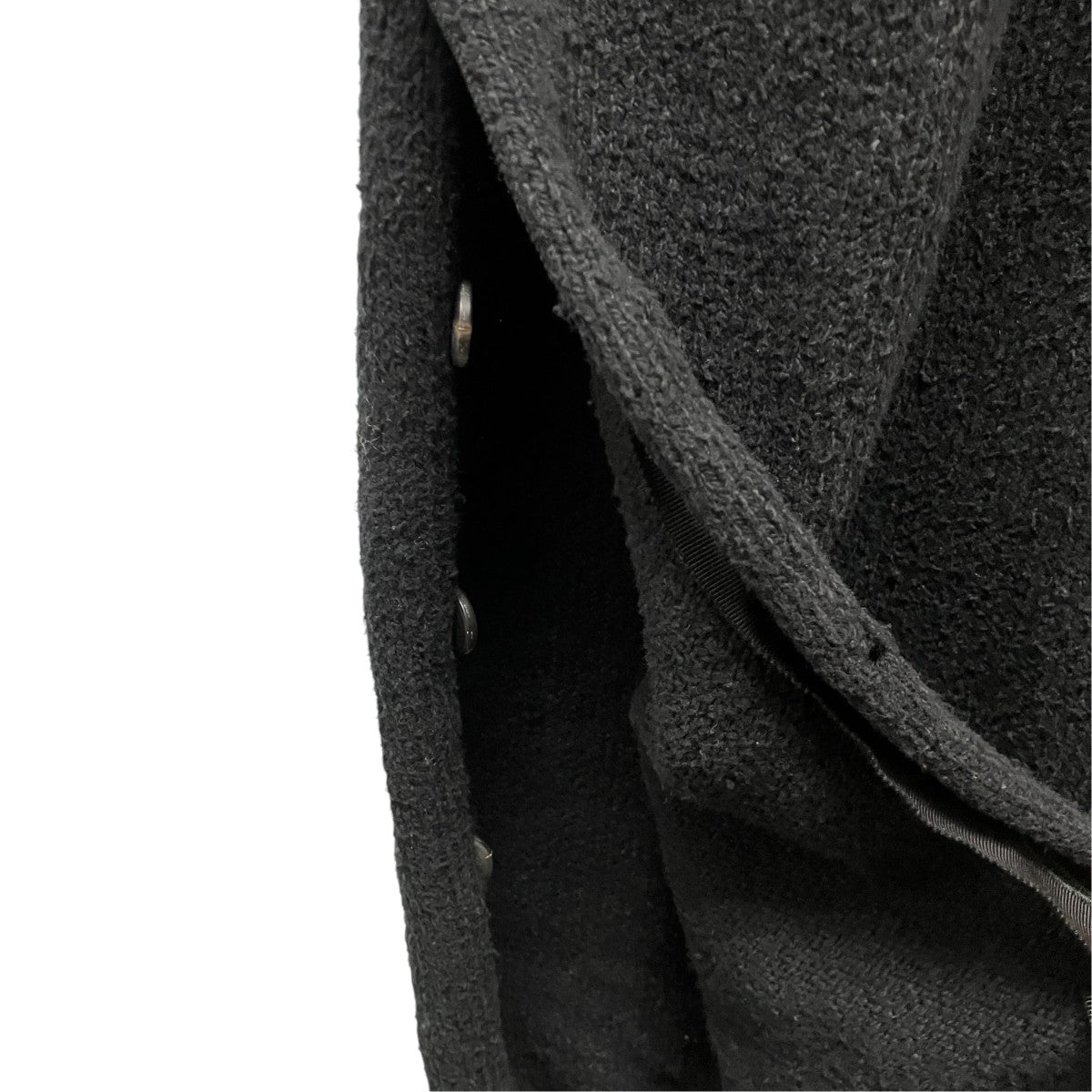 cotton high neck knitting dressタートルネックサイドボタンニットワンピース1025204003