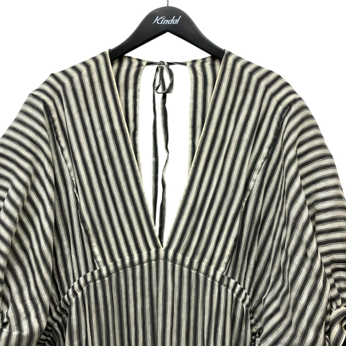beautiful people pillow striped purse blouse dressストライプワンピース1115110015 古着・中古-3枚目のアイテム画像