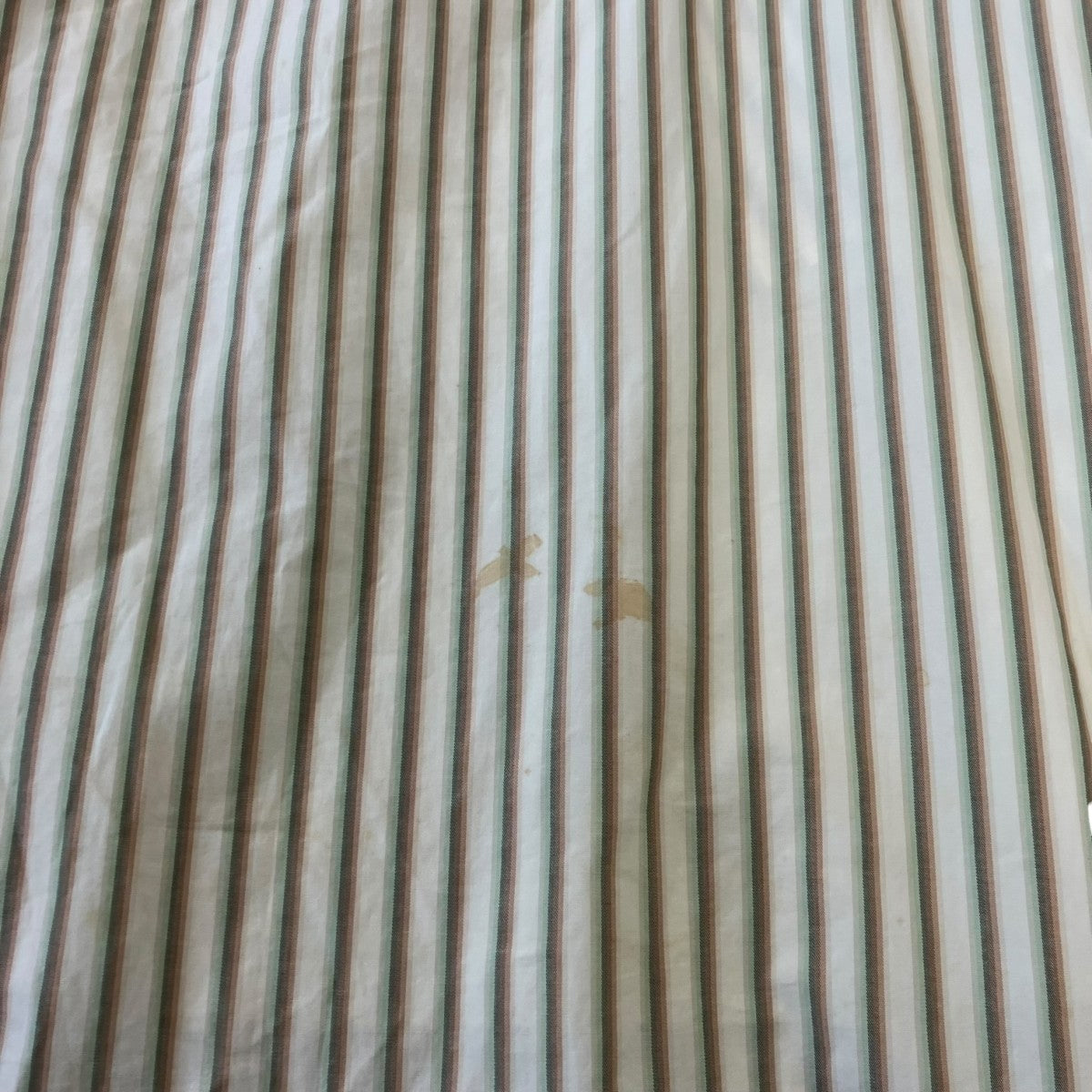 AURALEE WASHED FINX TWILL STRIPE LONG SKIRTストライプロングスカートA9SS03TS 古着・中古-6枚目のアイテム画像