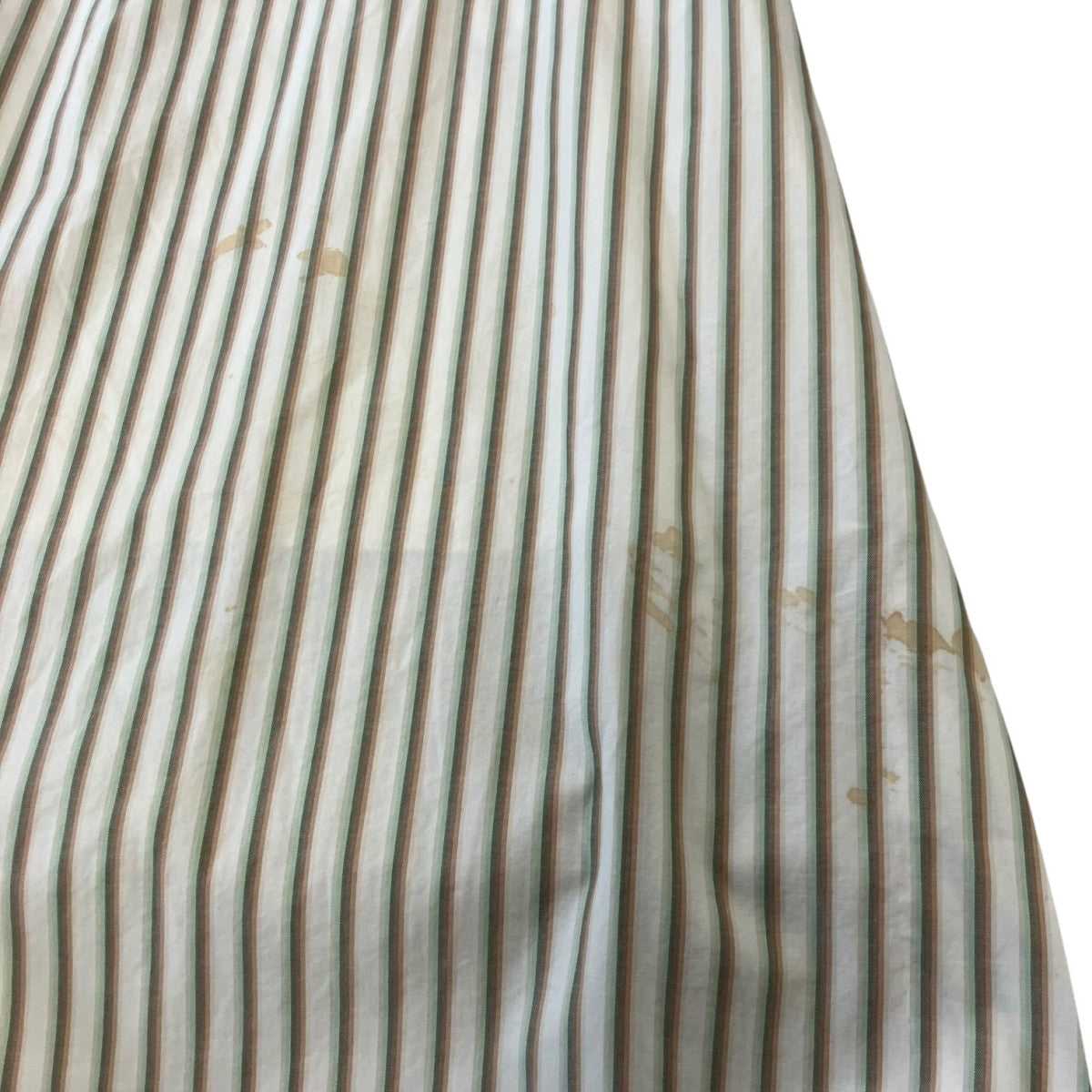 AURALEE WASHED FINX TWILL STRIPE LONG SKIRTストライプロングスカートA9SS03TS 古着・中古-7枚目のアイテム画像