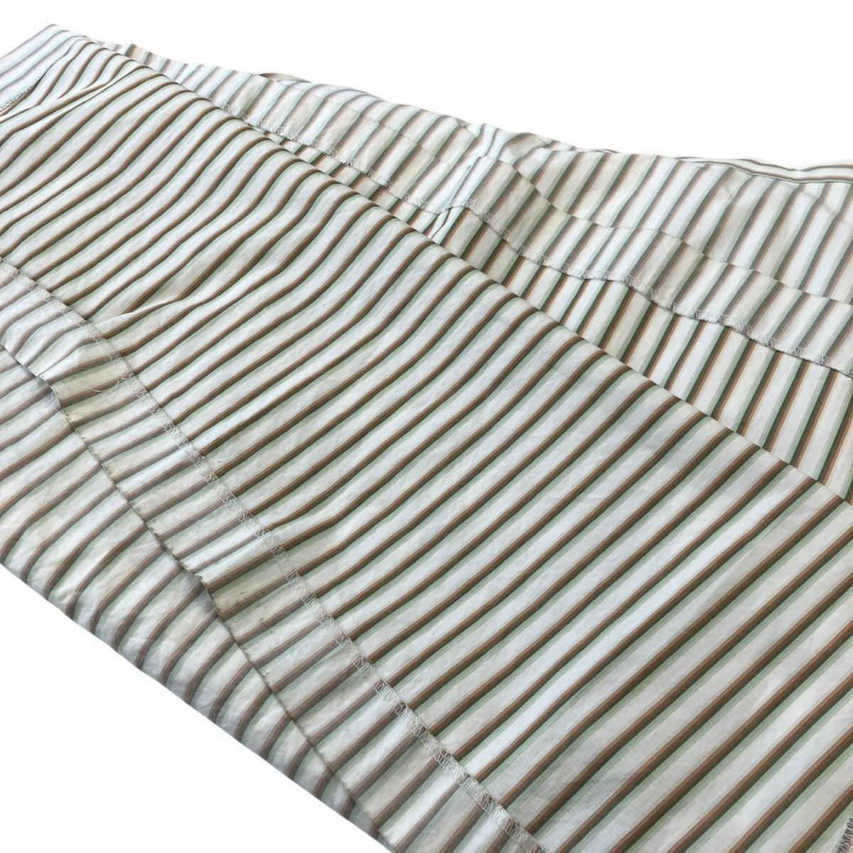 AURALEE WASHED FINX TWILL STRIPE LONG SKIRTストライプロングスカートA9SS03TS 古着・中古-8枚目のアイテム画像