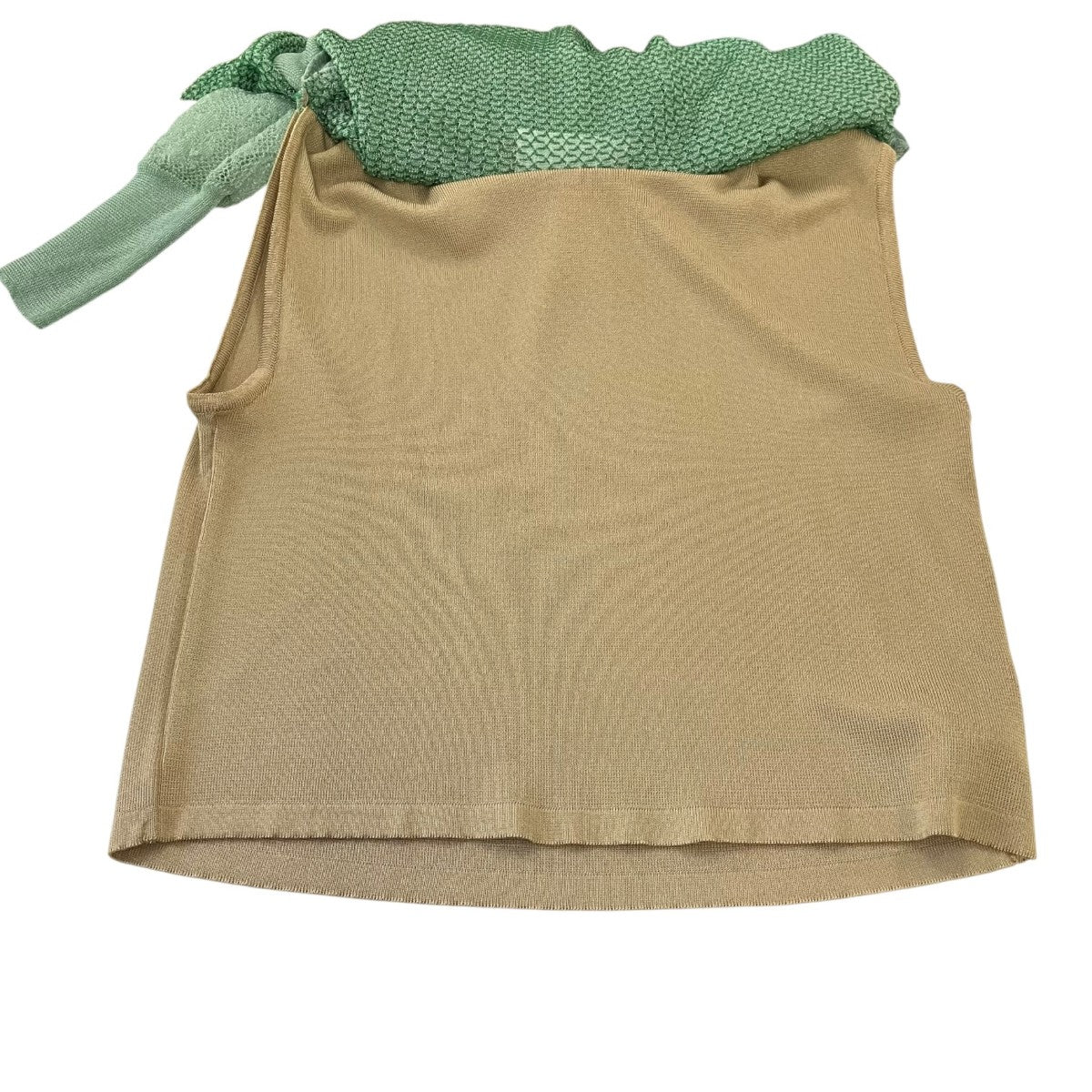 mame kurogouchi Wrapping Knit PulloveレイヤードニットシースルーカットソーMM20SS-KN037 古着・中古-4枚目のアイテム画像