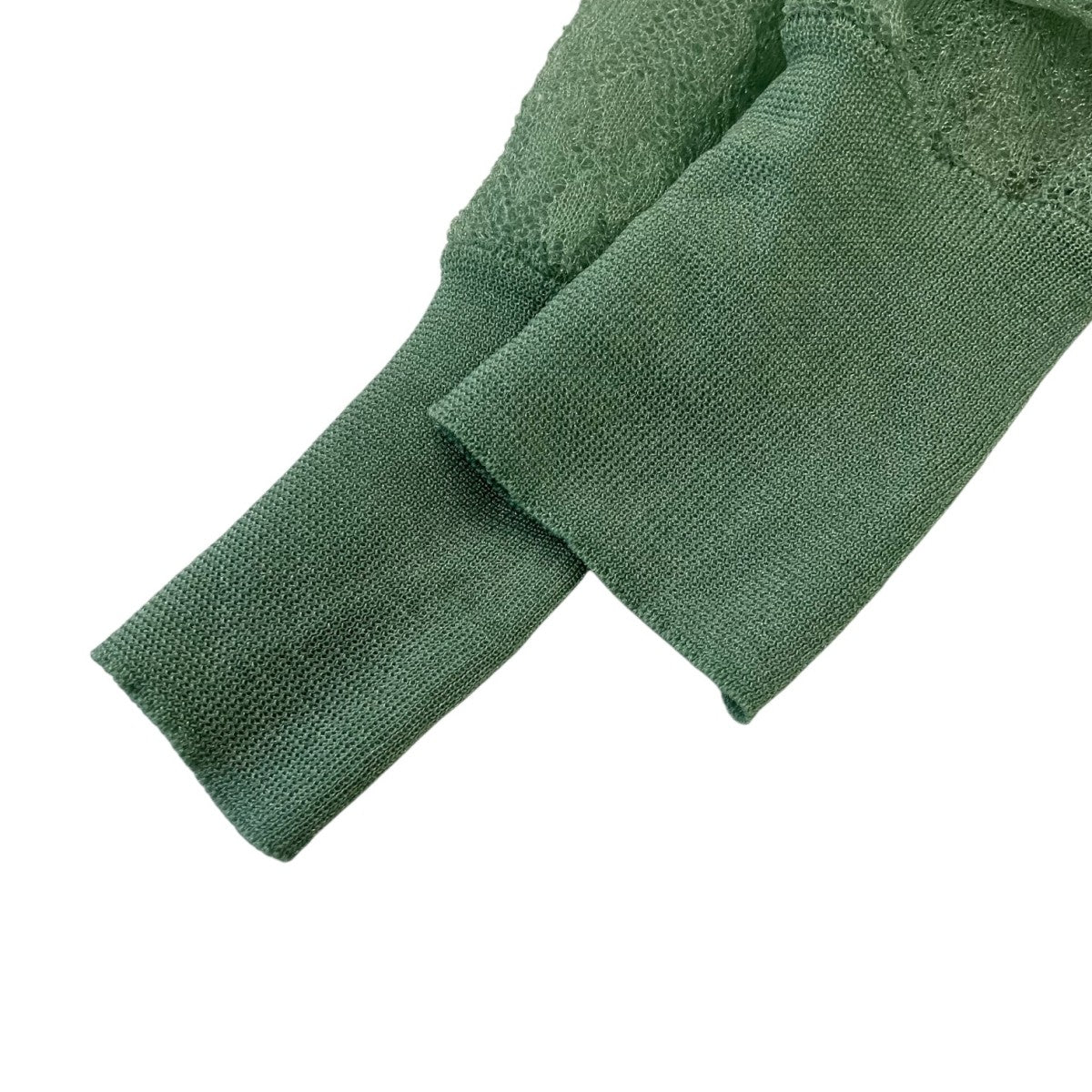 mame kurogouchi Wrapping Knit PulloveレイヤードニットシースルーカットソーMM20SS-KN037 古着・中古-5枚目のアイテム画像