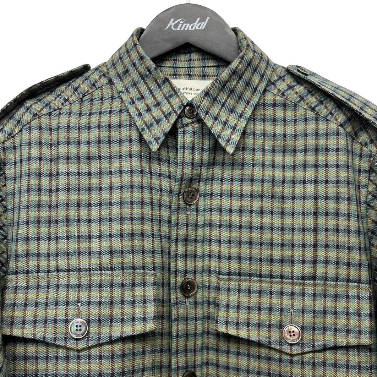 shepherd check big shirtチェックシャツワンピース1945106006