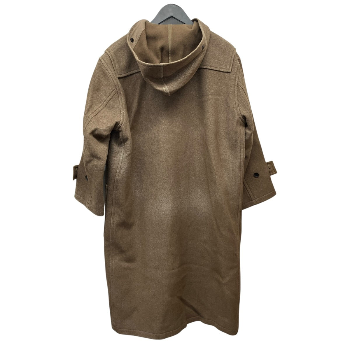 WOOL SILK MELTON DUFFLE COATフーデッドダッフルコートA9AC04SN