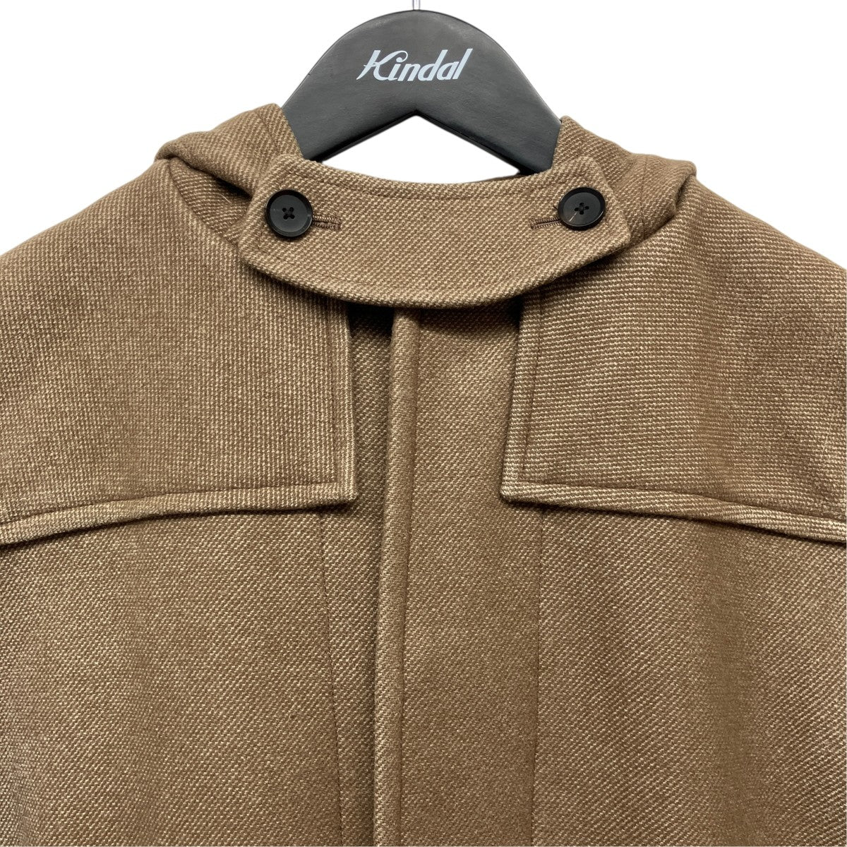 AURALEE(オーラリー) WOOL SILK MELTON DUFFLE COATフーデッドダッフル