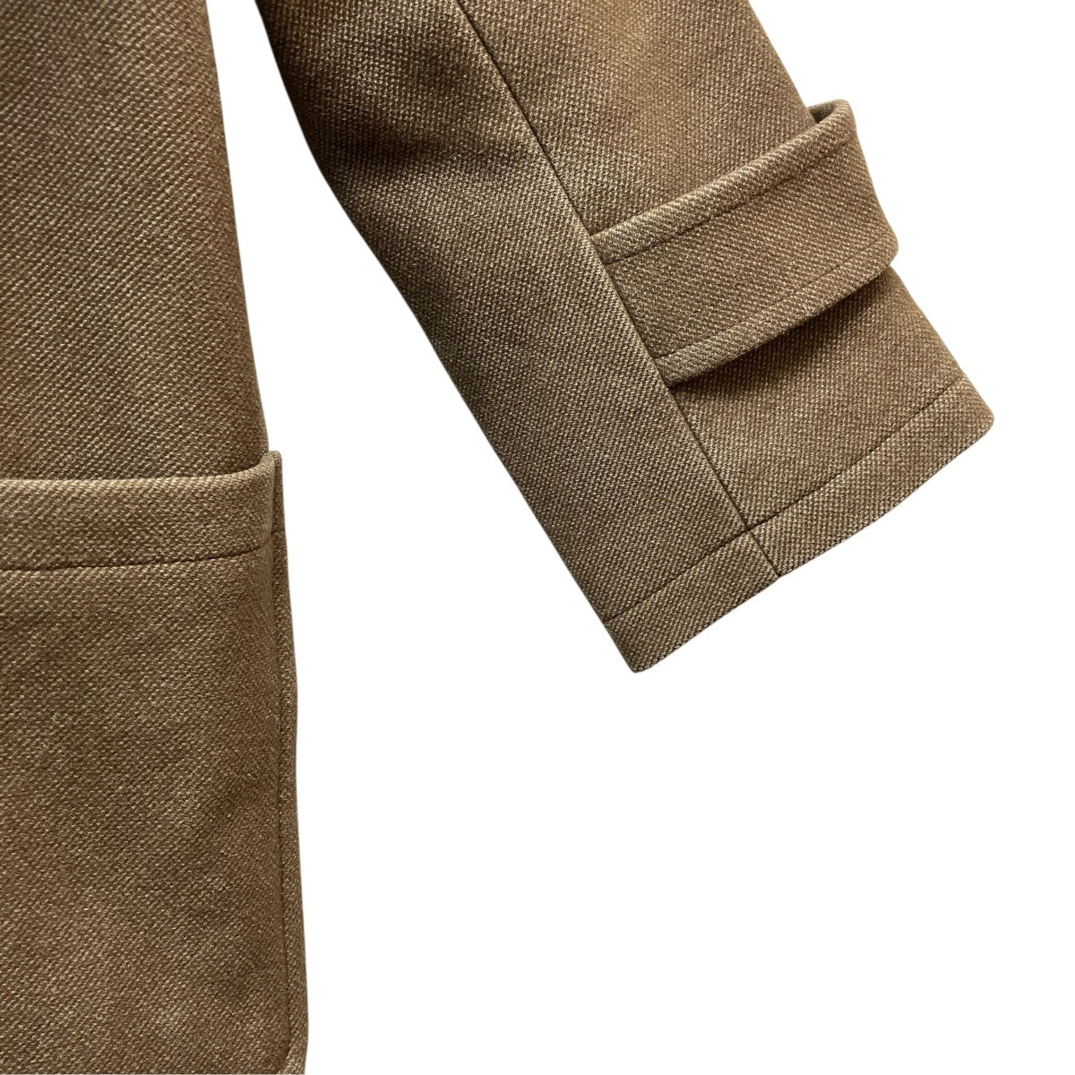 WOOL SILK MELTON DUFFLE COATフーデッドダッフルコートA9AC04SN