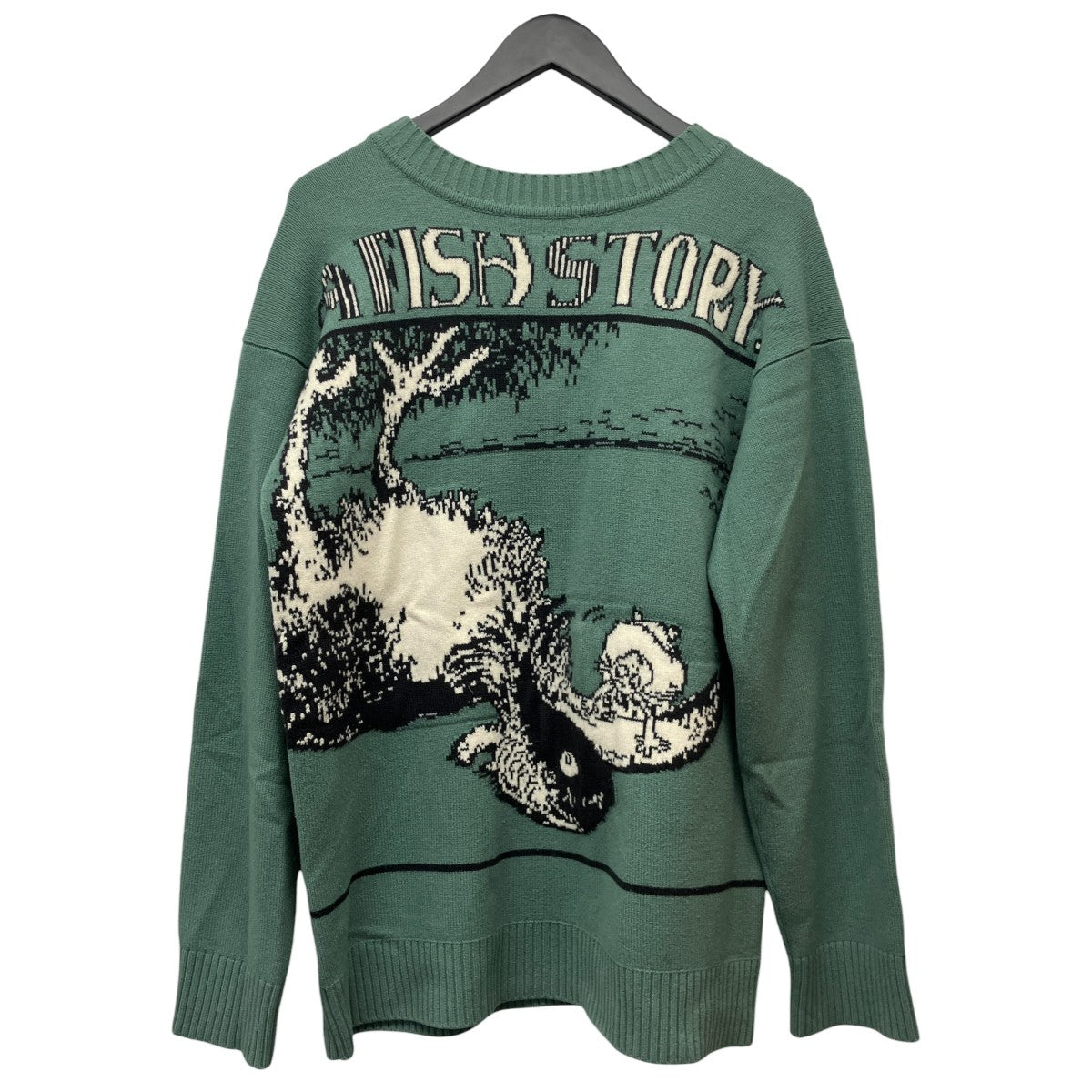 23AWtrick art intarsia pulloverブラフィックセーター1135210003