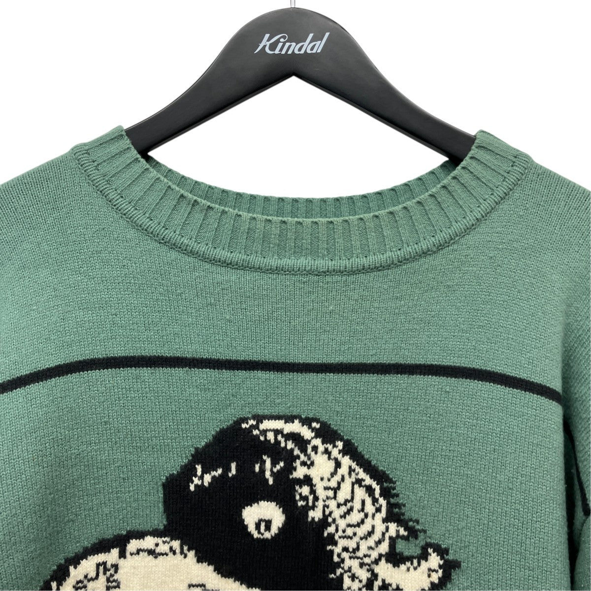 23AWtrick art intarsia pulloverブラフィックセーター1135210003