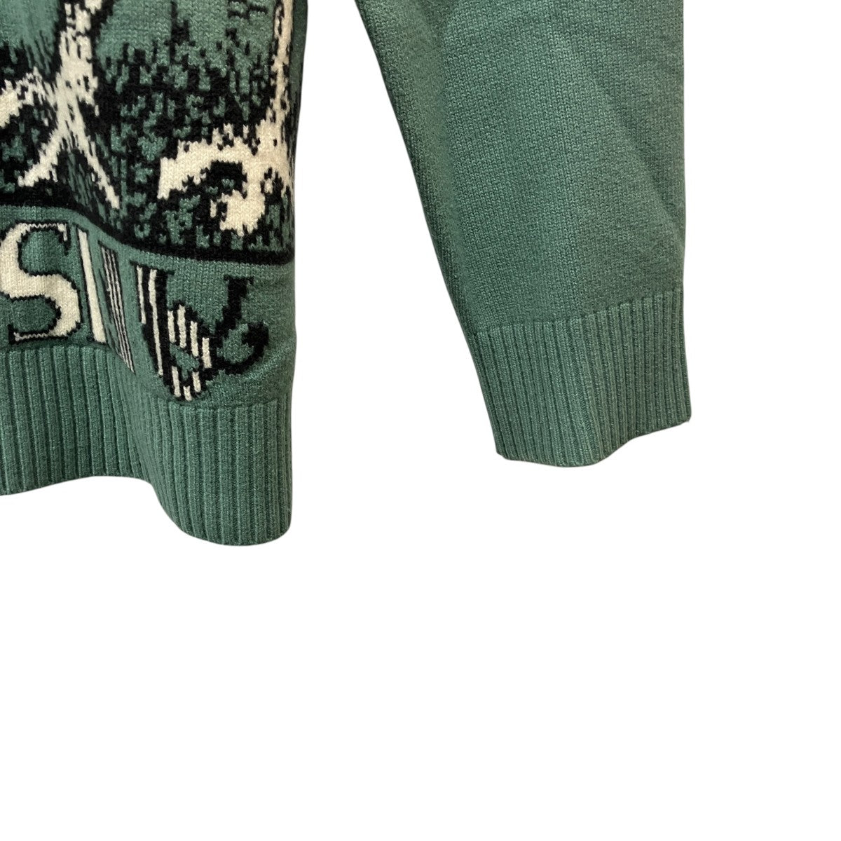23AWtrick art intarsia pulloverブラフィックセーター1135210003