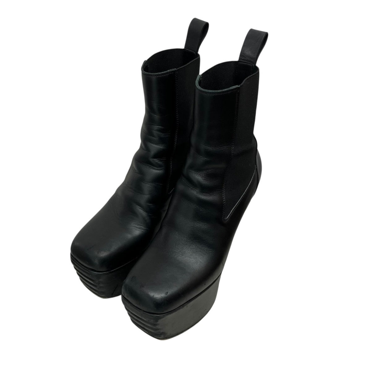 RICK OWENS MINIMAL GRILL BEATLEグラデーションヒールキスブーツRP01C5847 古着・中古-1枚目のアイテム画像
