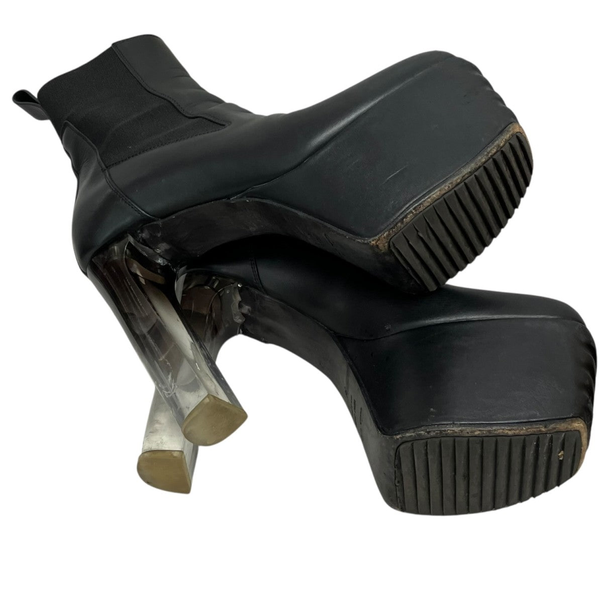 RICK OWENS MINIMAL GRILL BEATLEグラデーションヒールキスブーツRP01C5847 古着・中古-5枚目のアイテム画像