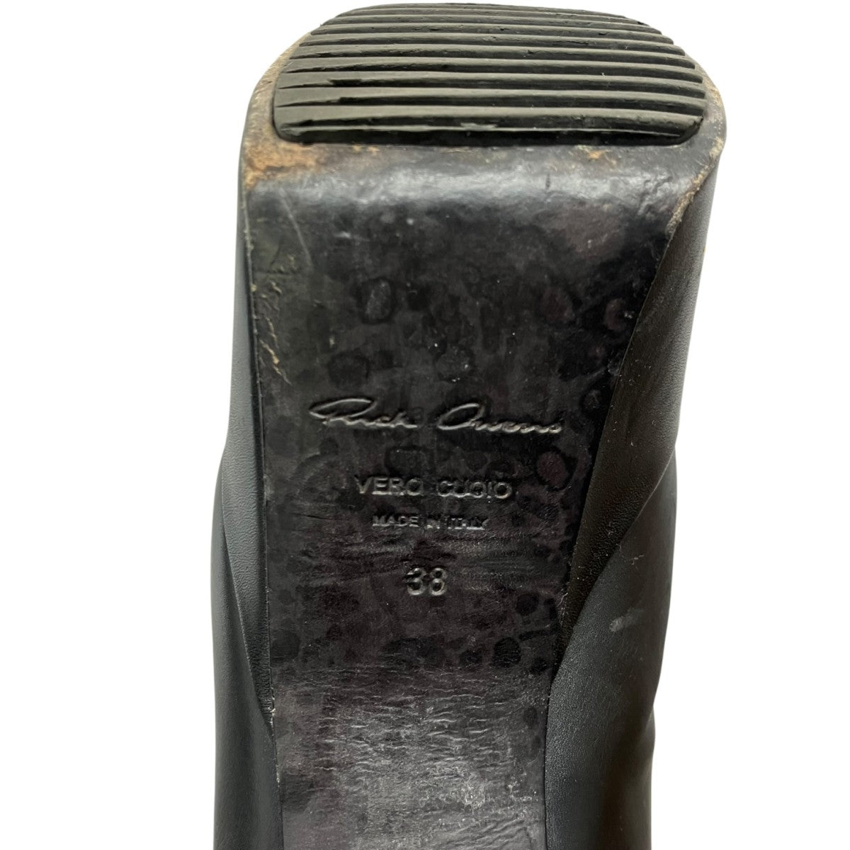 RICK OWENS MINIMAL GRILL BEATLEグラデーションヒールキスブーツRP01C5847 古着・中古-8枚目のアイテム画像