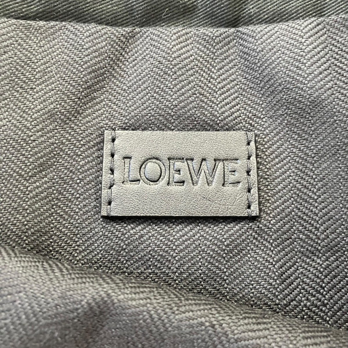 LOEWE×Paulas Ibiza 25SSチューリップ巾着バッグ ブラック｜【公式