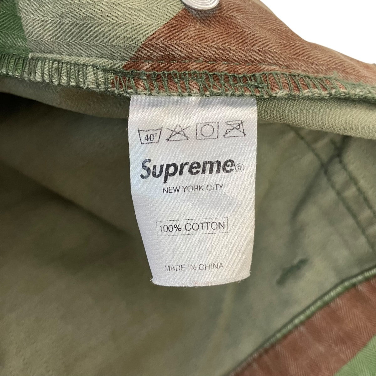 Supreme カモフラテーパードパンツ 古着・中古-7枚目のアイテム画像