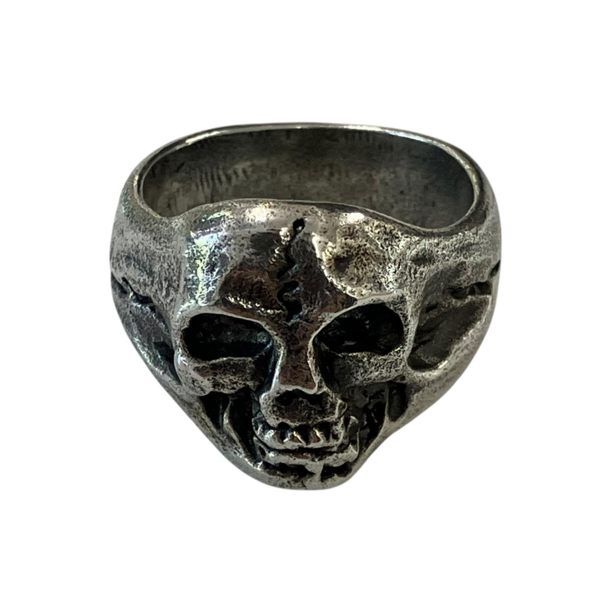 26SSCRANIUM RINGブラッシュ加工シルバーリングA2218CRS