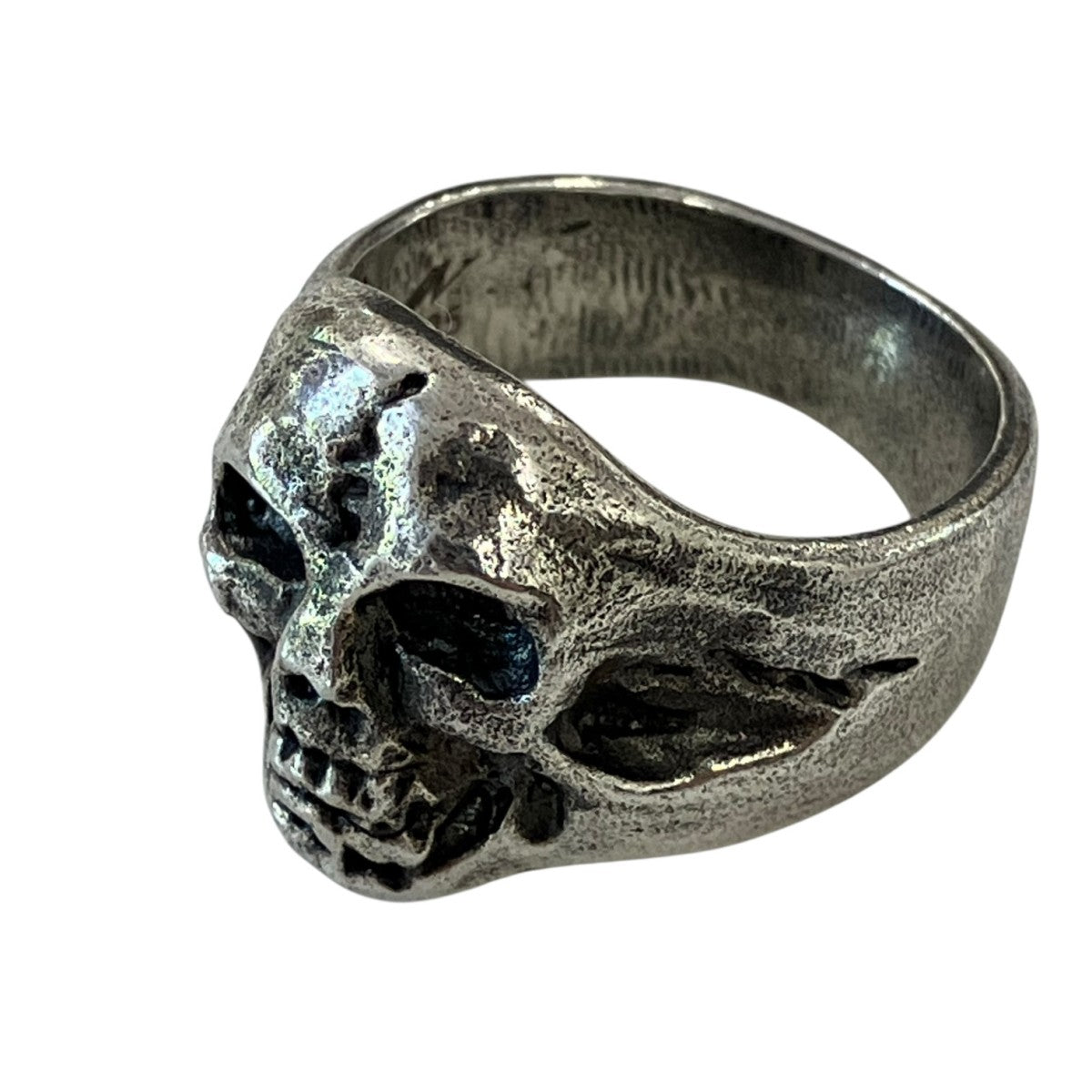 26SSCRANIUM RINGブラッシュ加工シルバーリングA2218CRS