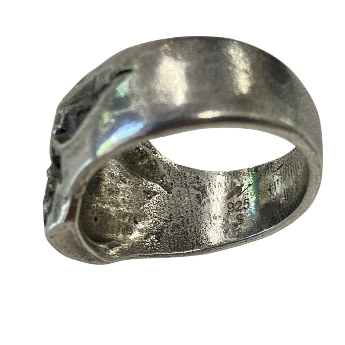 26SSCRANIUM RINGブラッシュ加工シルバーリングA2218CRS