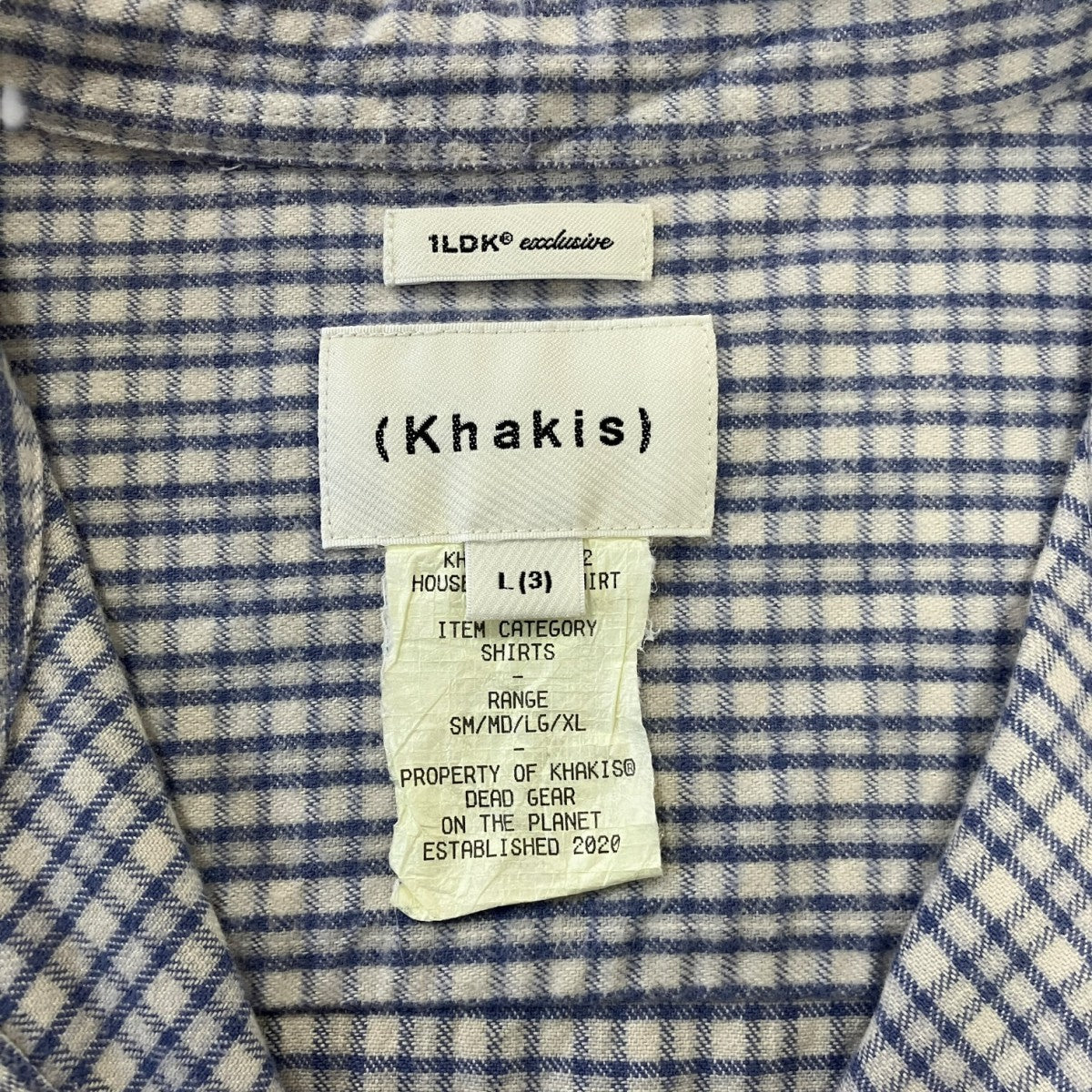 HOUSE CHECK SHIRTフランネルギンガムチェックシャツ
