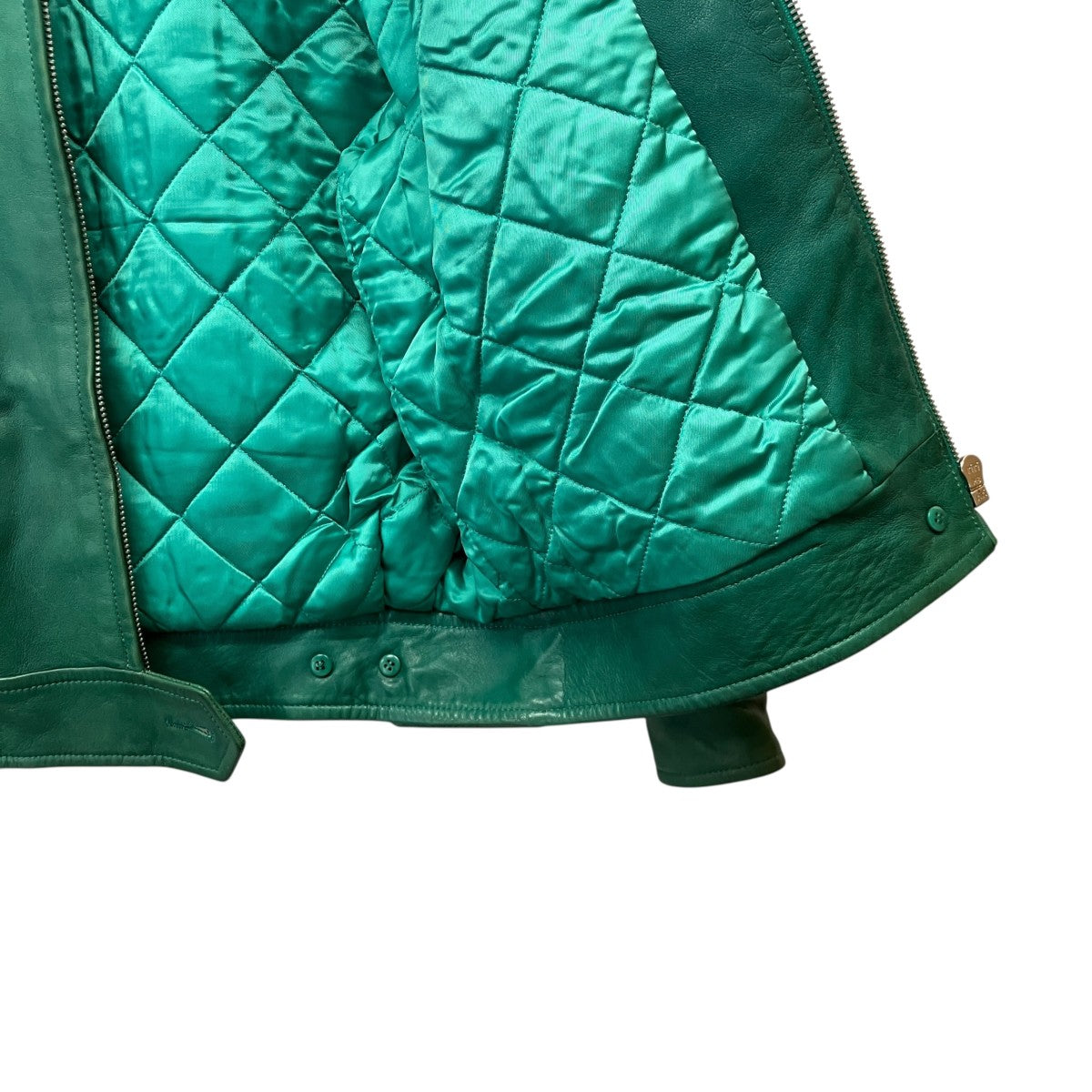 MIU MIU ジップアップレザージャケットMPV715 1WMM 古着・中古-6枚目のアイテム画像