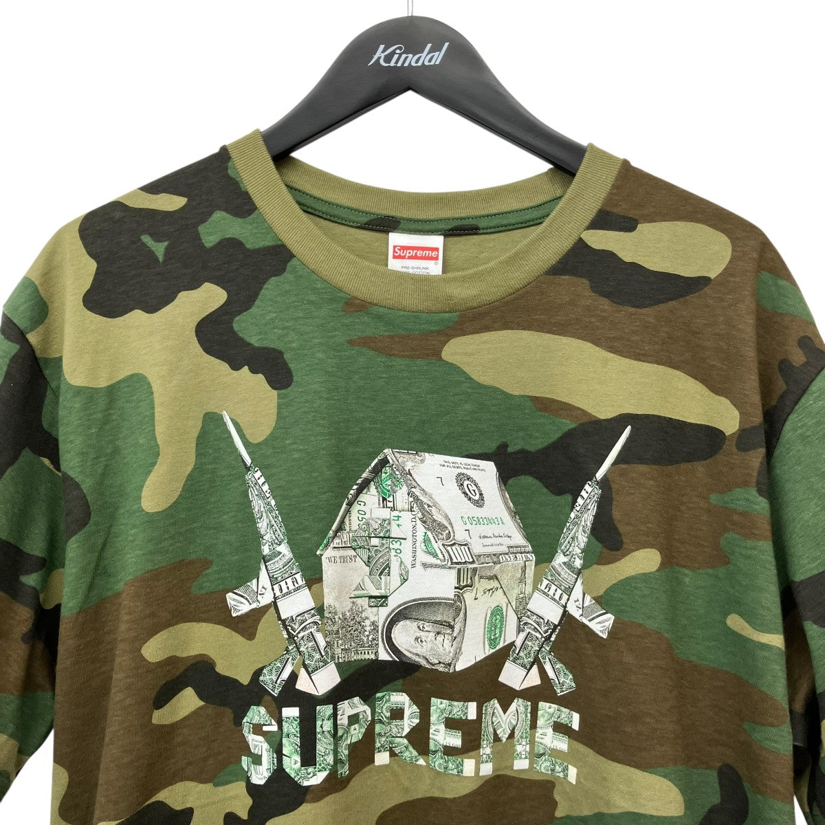 Supreme 26SSOrigami Teeカモ柄プリントＴシャツ 古着・中古-3枚目のアイテム画像
