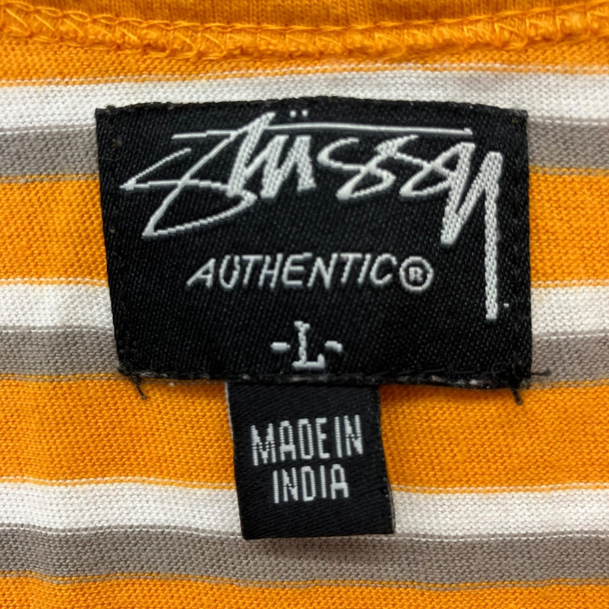 stussy 00sボーダーカットソー 古着・中古-6枚目のアイテム画像