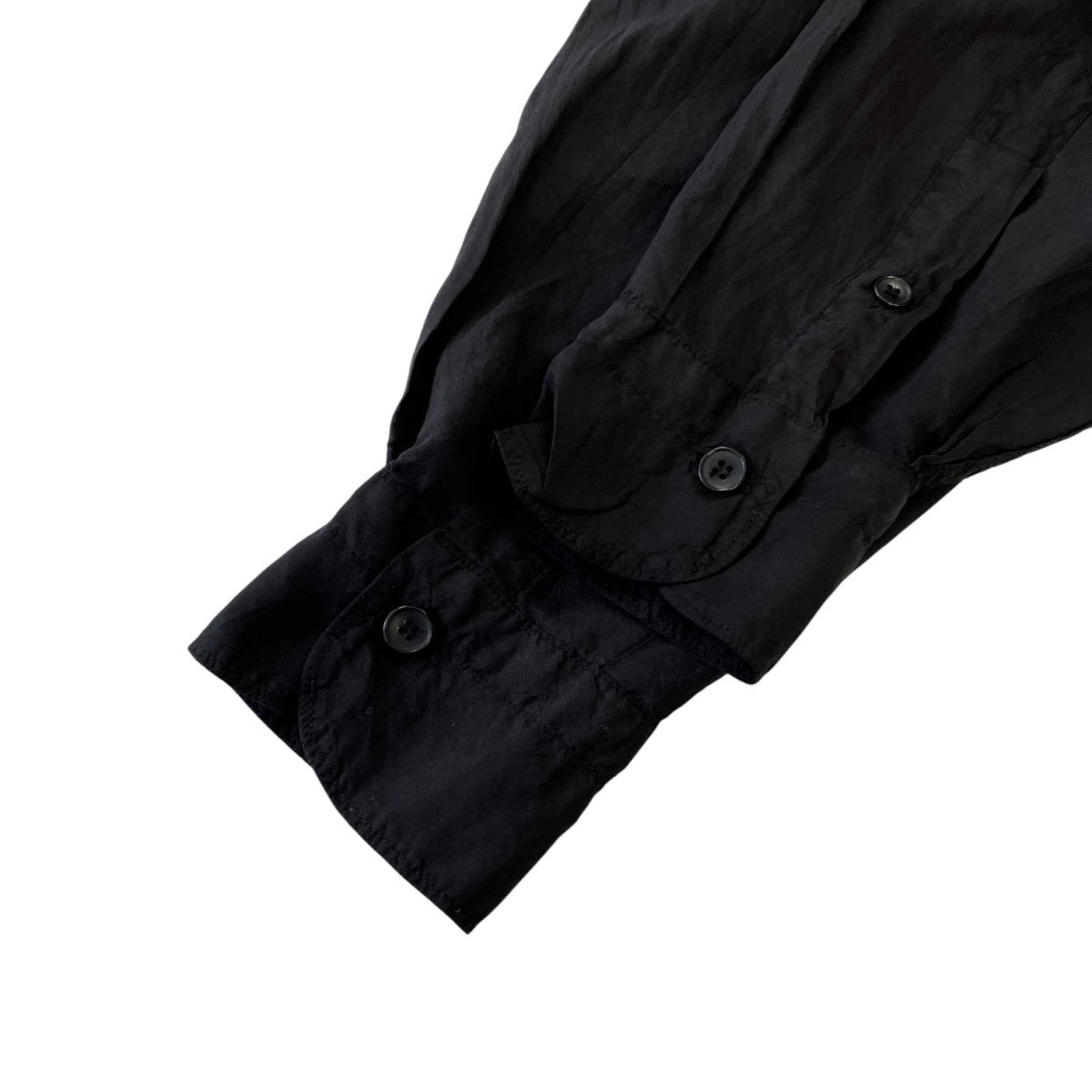 COMOLI 25SSシルク製品染シャツB01-02014 古着・中古-4枚目のアイテム画像