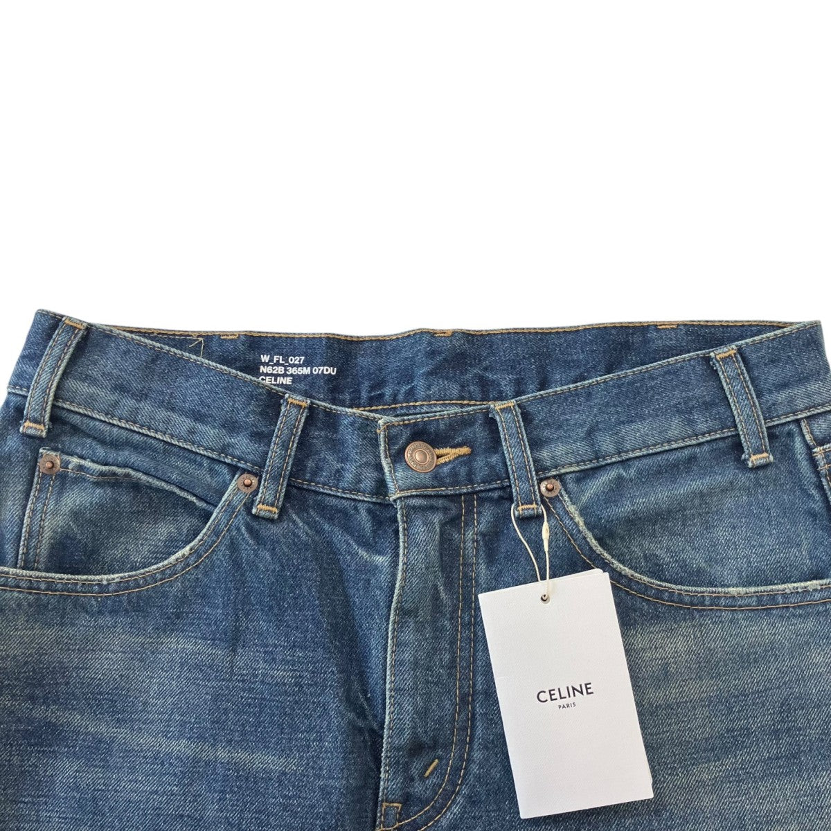 CELINE 25SSフレアレッグデニムパンツN62B 365M 07DU 古着・中古-3枚目のアイテム画像