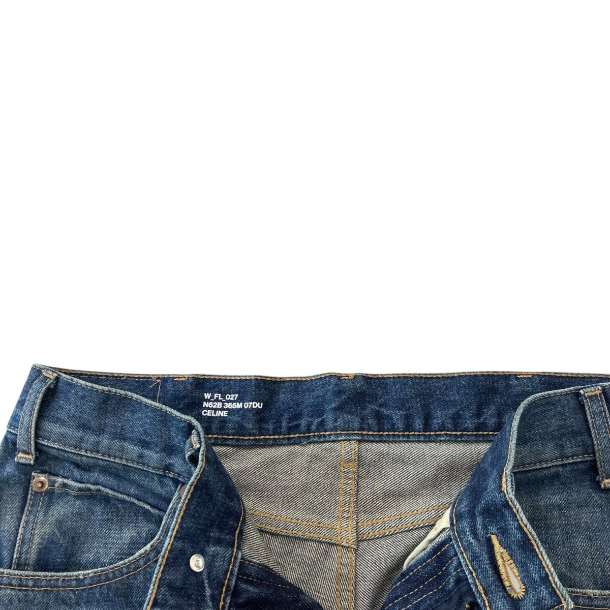 CELINE 25SSフレアレッグデニムパンツN62B 365M 07DU 古着・中古-4枚目のアイテム画像