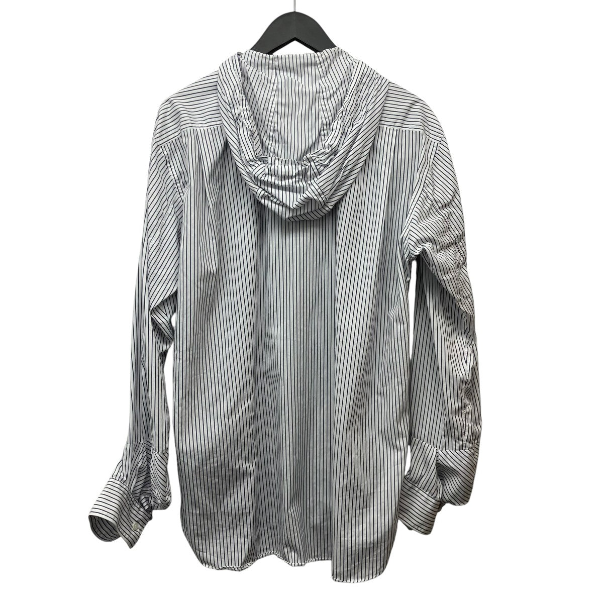 COMME des GARCONS SHIRT ストライプウーブンシャツパーカーFI-B046 古着・中古-2枚目のアイテム画像