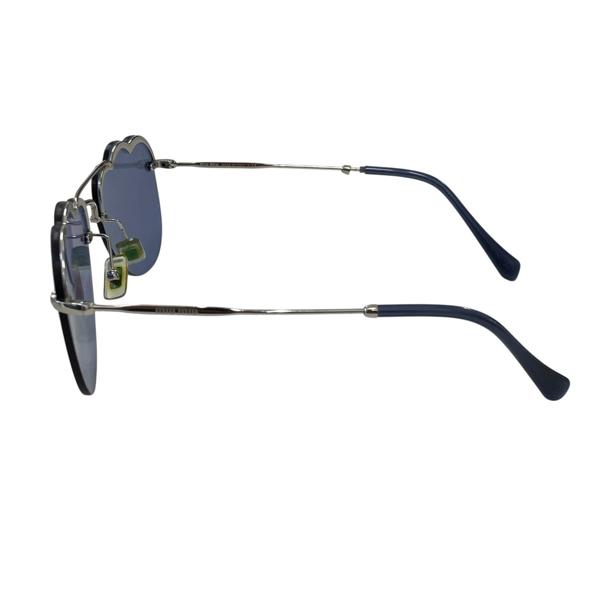 MIU MIU メタルサイドロゴサングラスSMU56U 古着・中古-3枚目のアイテム画像