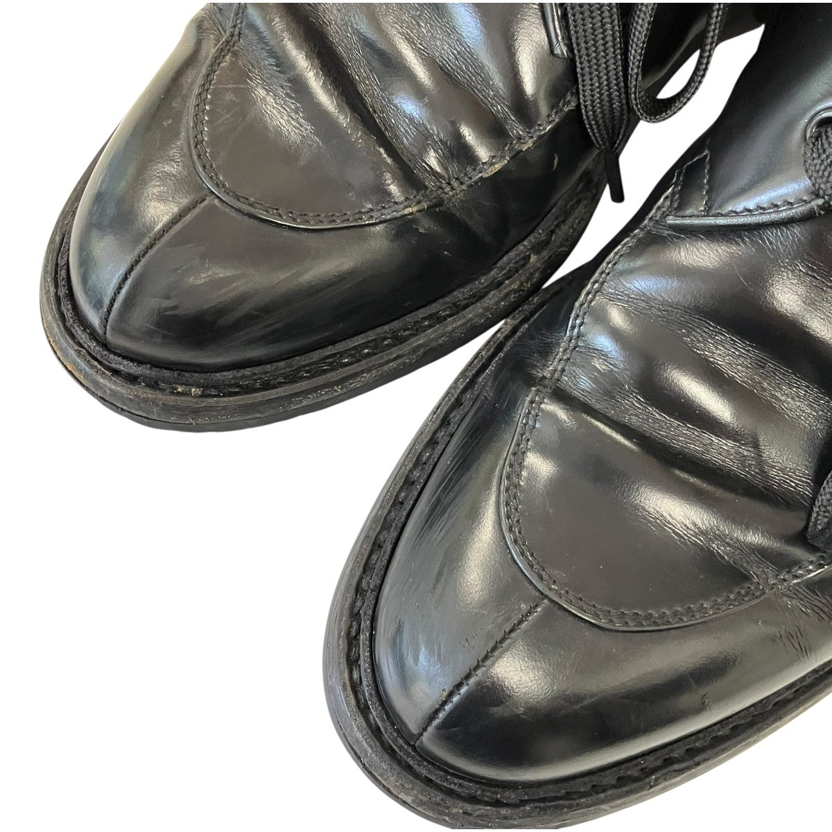 PRADA 5ホールレザーブーツ1484 古着・中古-7枚目のアイテム画像