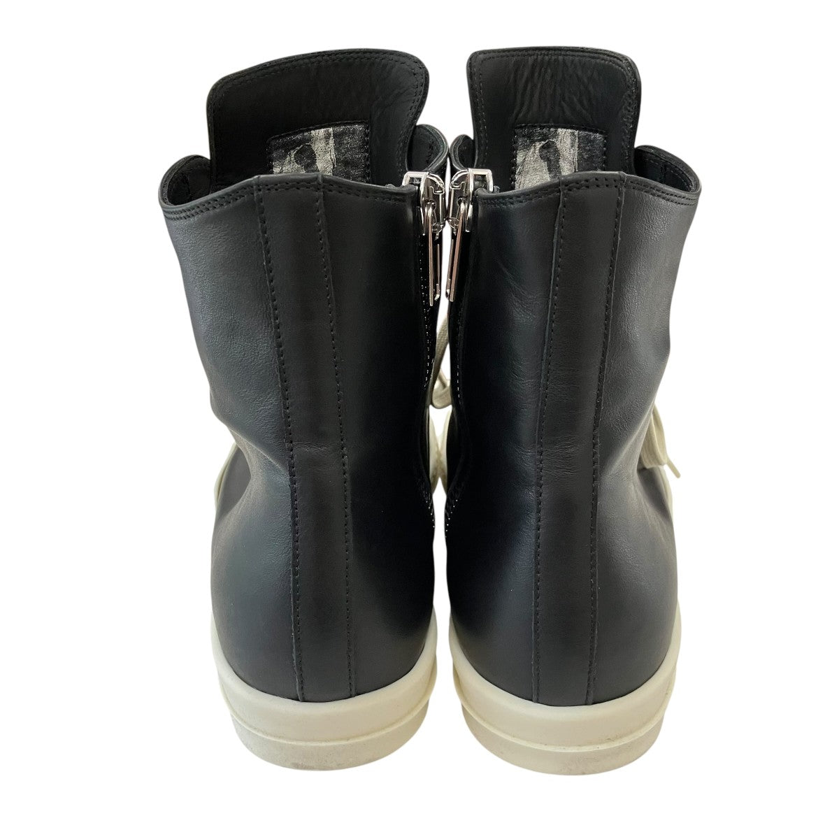 RICK OWENS 26SSSNEAKERSラモーンズレザーハイカットスニーカーRU02E1890 古着・中古-4枚目のアイテム画像