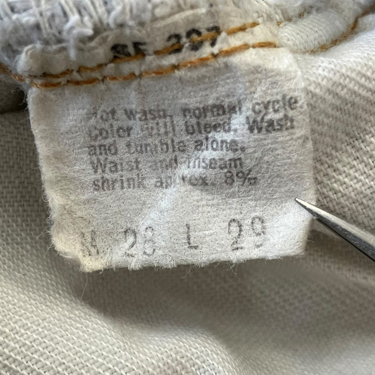 LEVI’S 501 66前期デニムパンツ 古着・中古-6枚目のアイテム画像