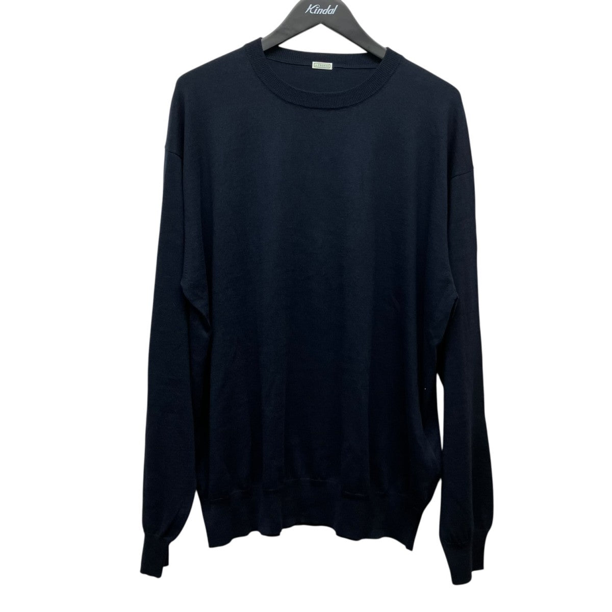 A．PRESSE Wool Cotton High Gauge Crew Neck Sweaterクルーネックニット25AAP-03-03 古着・中古-1枚目のアイテム画像