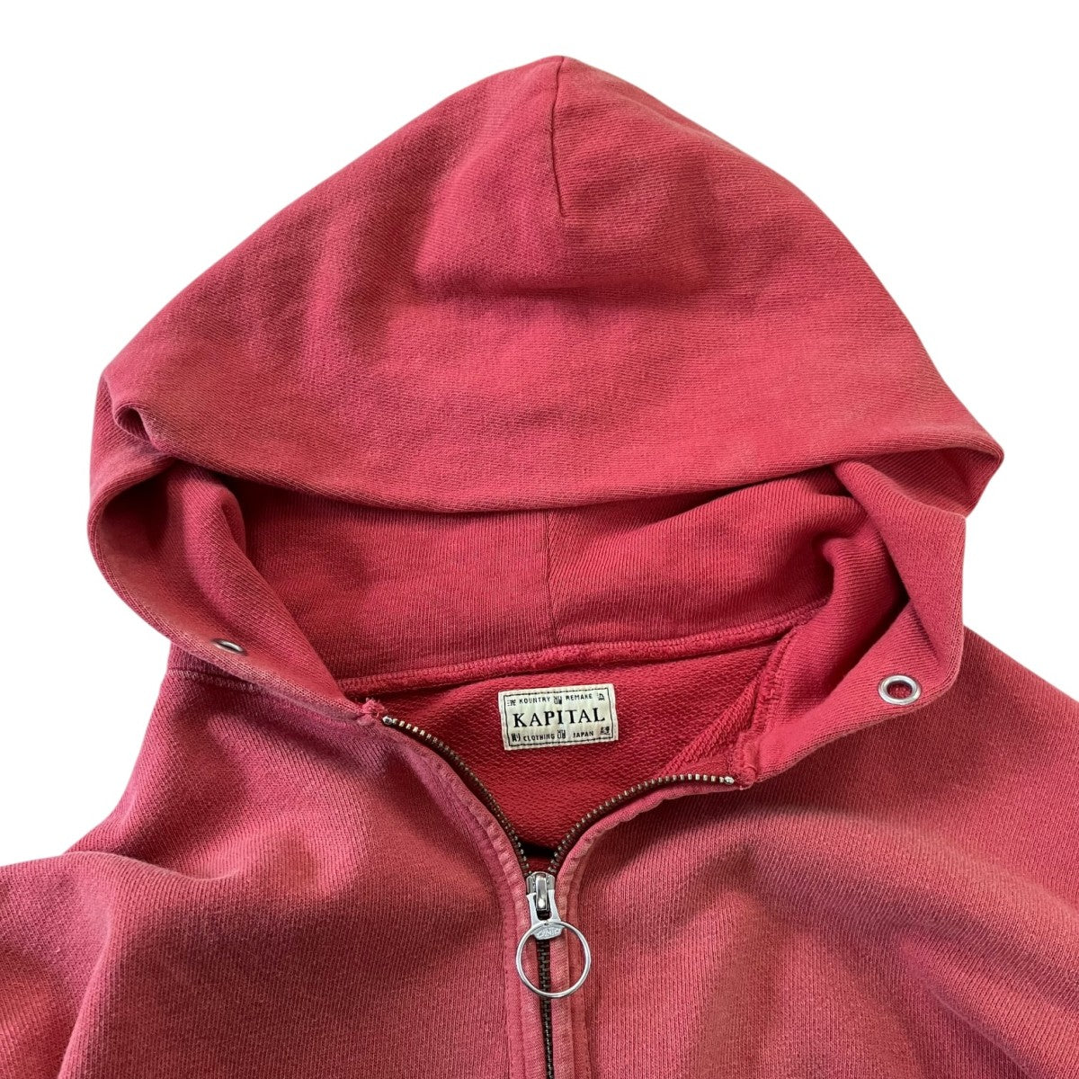 KAPITAL 26SS裏 ZIPUPGYMパーカーEK-1881LC 古着・中古-3枚目のアイテム画像
