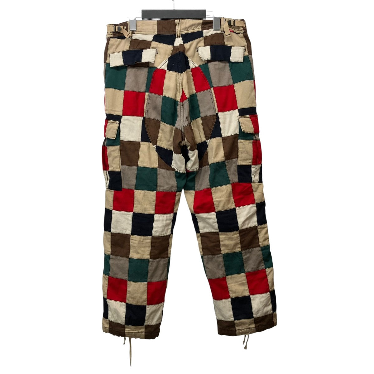 Supreme 19SSPatchwork Cargo Pantチェックパンツ 古着・中古-2枚目のアイテム画像
