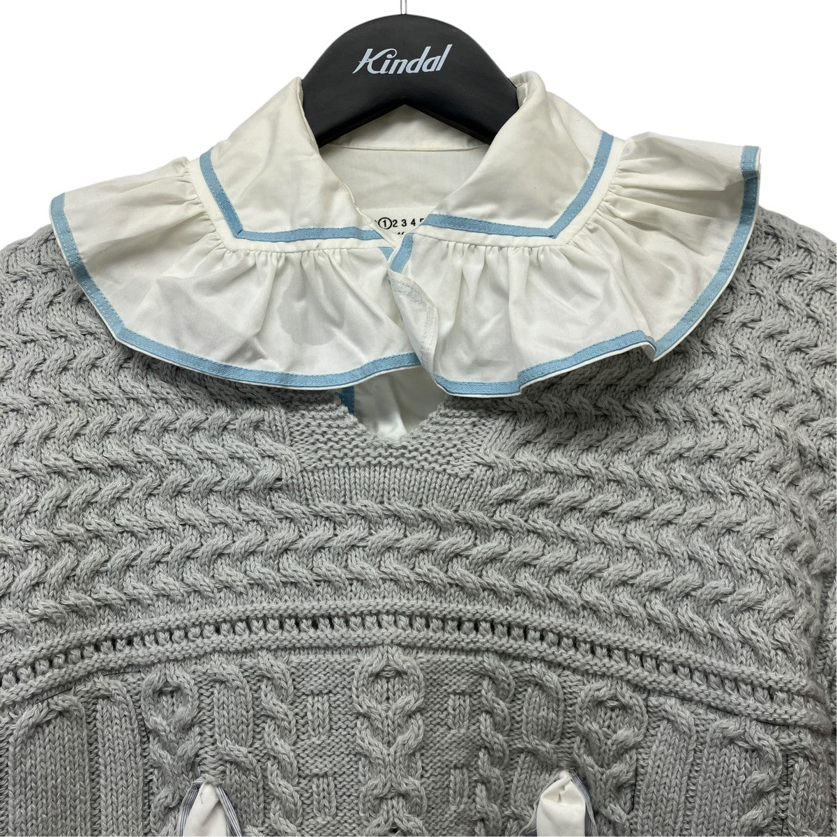 Maison Margiela 22SSレイヤードニットトップスS51GP0248 古着・中古-3枚目のアイテム画像