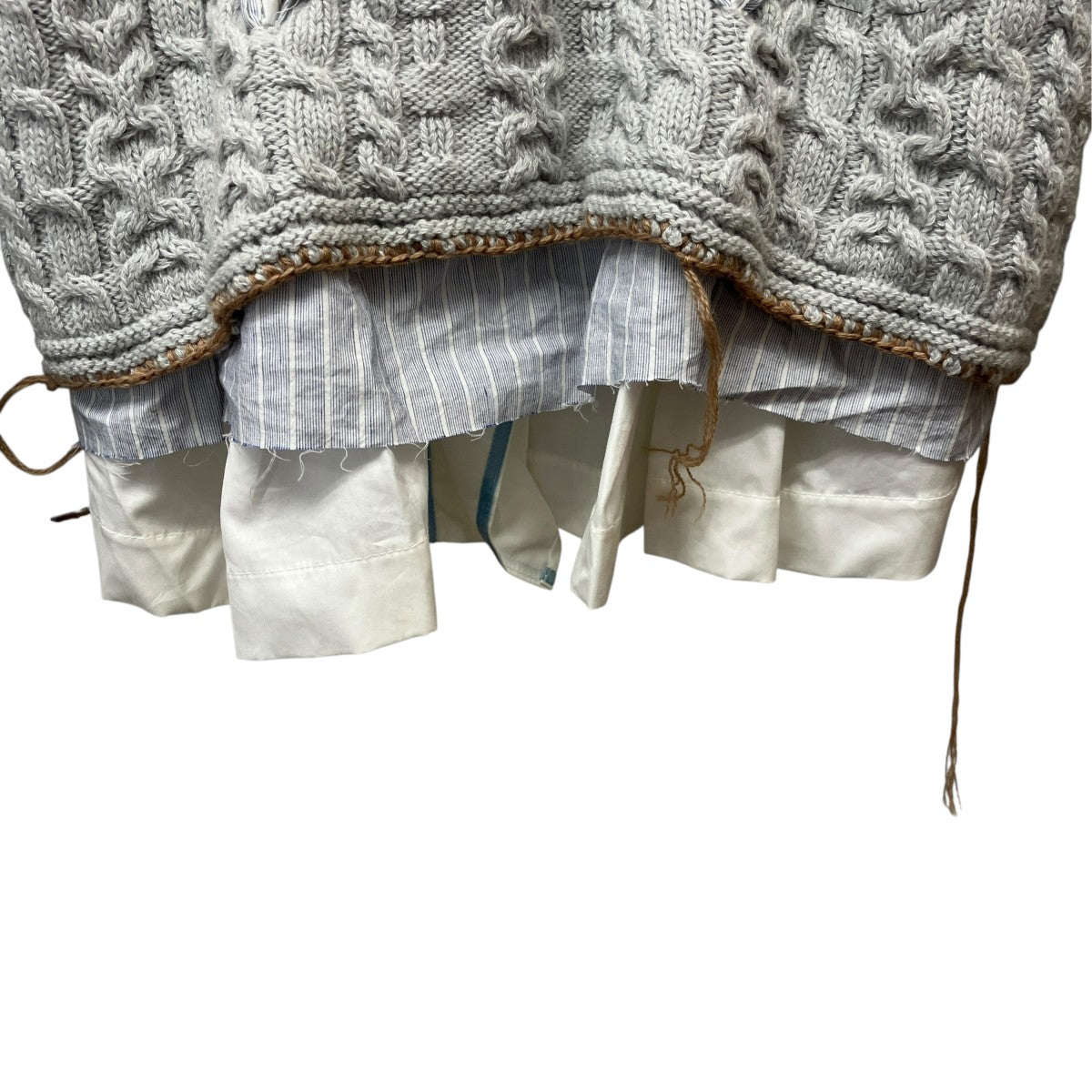 Maison Margiela 22SSレイヤードニットトップスS51GP0248 古着・中古-4枚目のアイテム画像