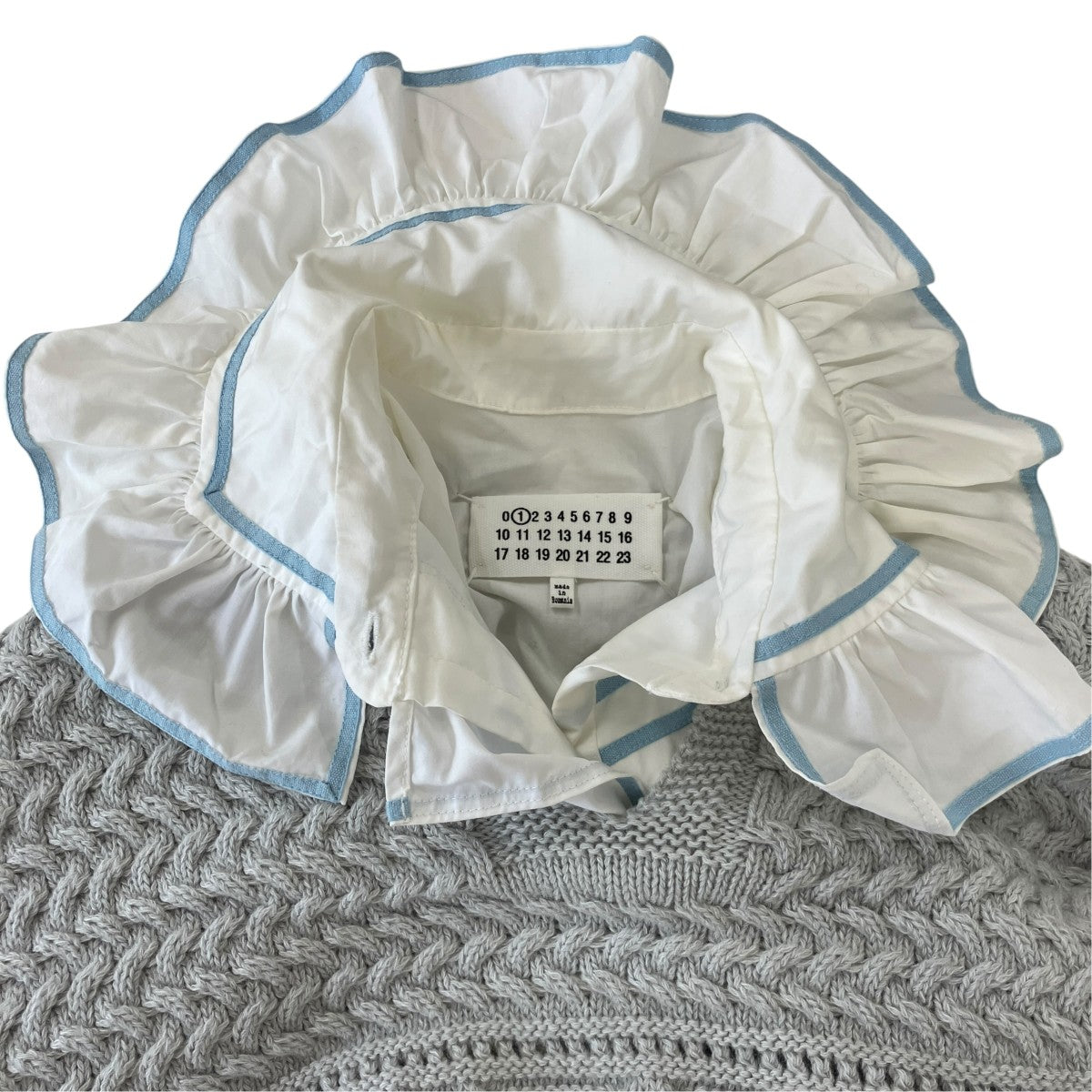 Maison Margiela 22SSレイヤードニットトップスS51GP0248 古着・中古-8枚目のアイテム画像