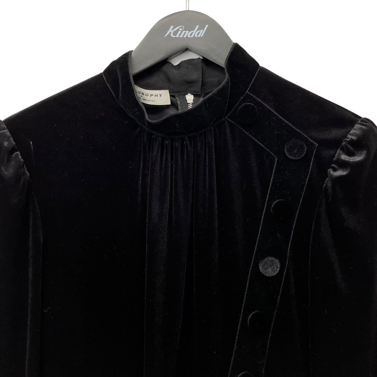 PHILOSOPHY DI ALBERTA FERRETTI 長袖ベルベットワンピースA04045728 古着・中古-3枚目のアイテム画像