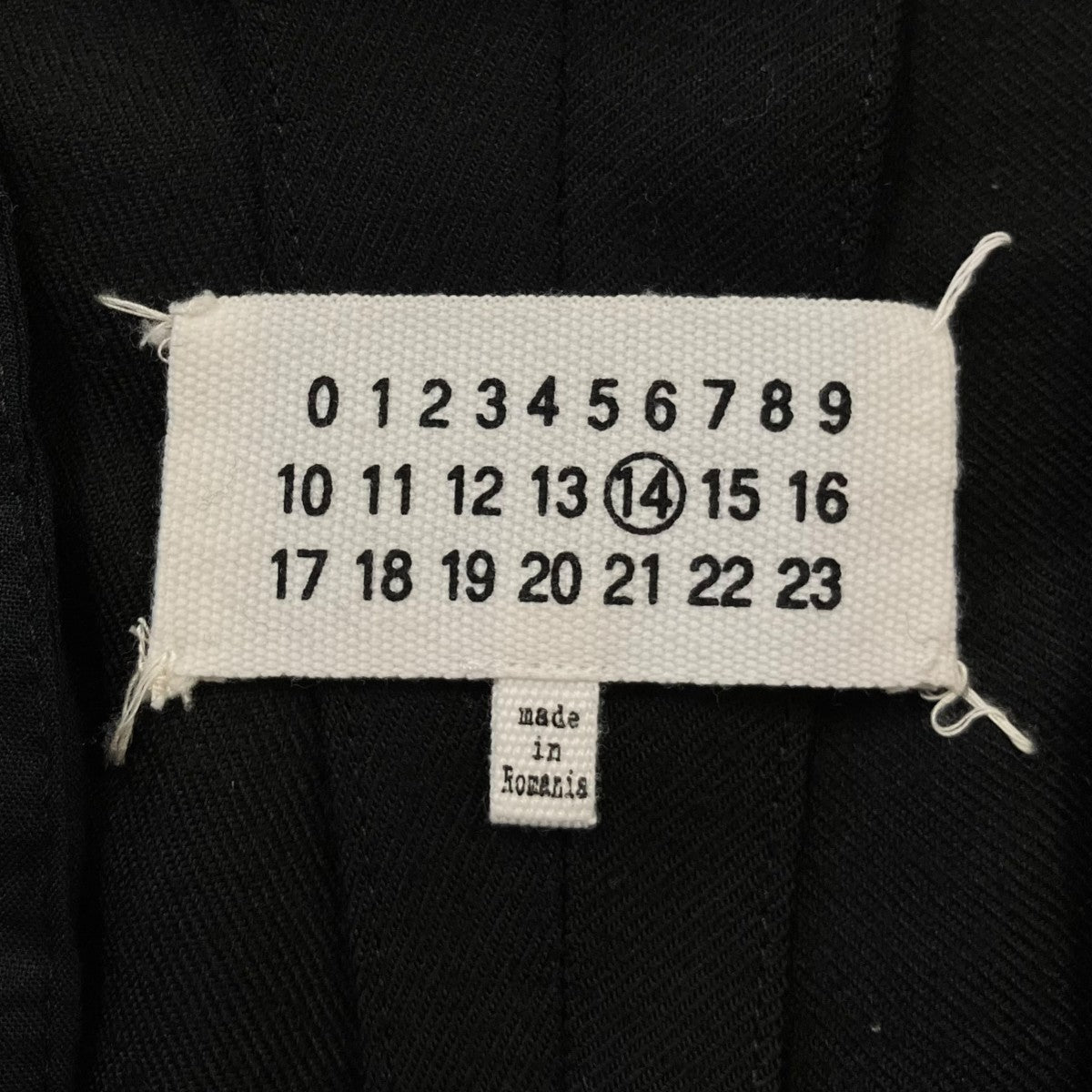 Maison Margiela ウール ドローストリング スラックスS50KA0388 S47782 古着・中古-5枚目のアイテム画像