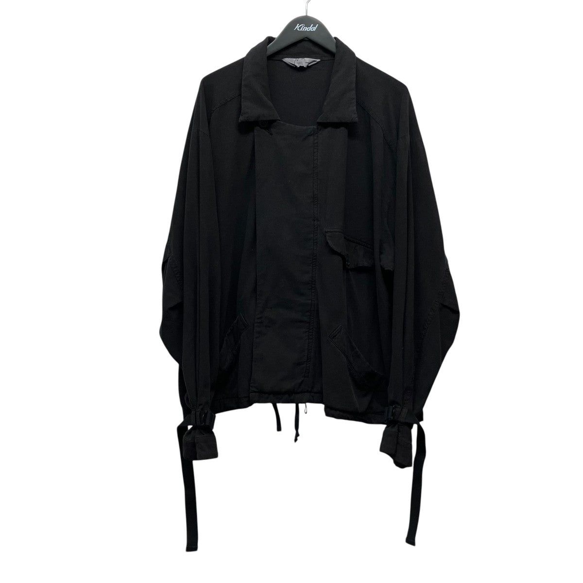ANCELLM 24SSSILK SUEDE WRAP BLOUSONシルクネップジャケットANC-JK30 古着・中古-1枚目のアイテム画像