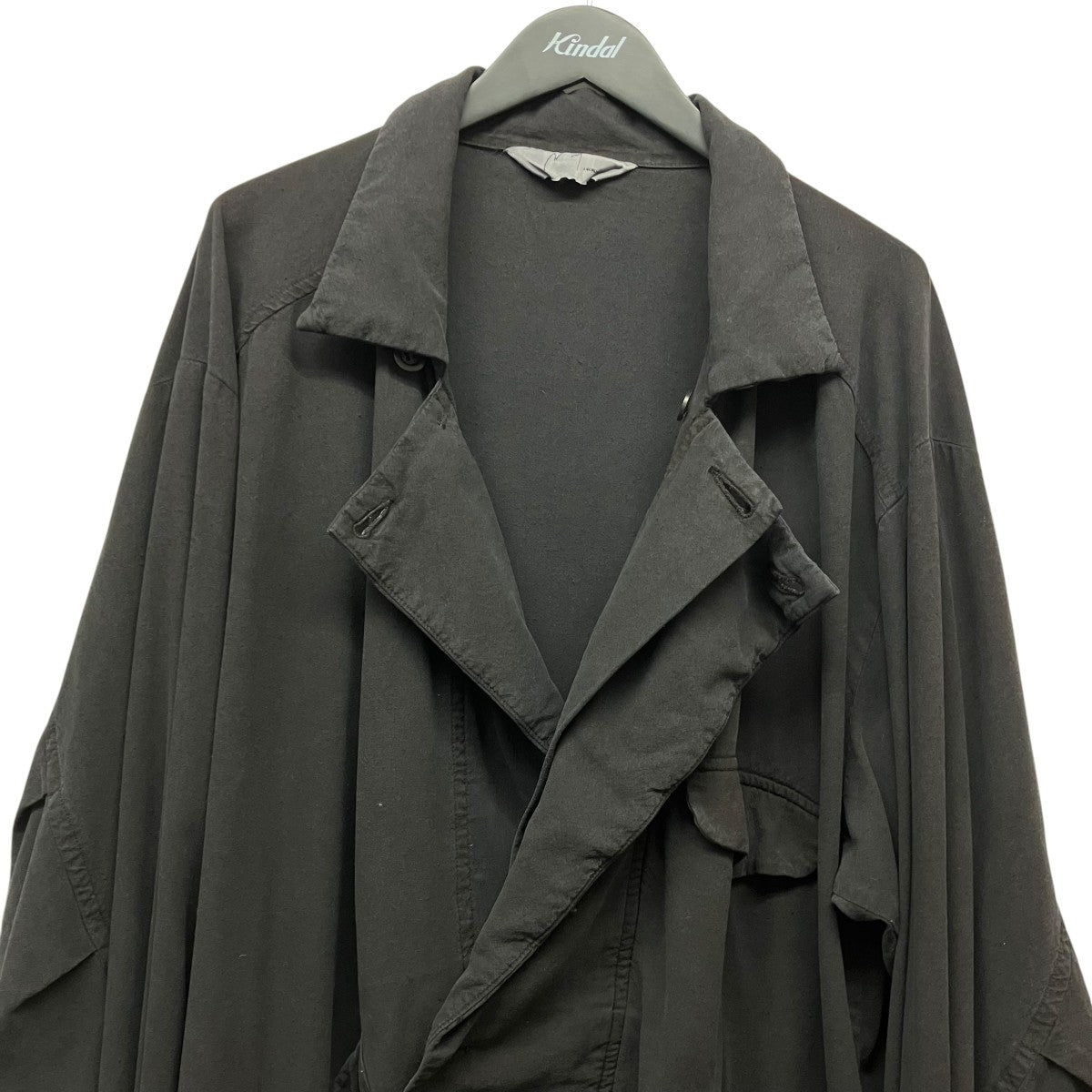 ANCELLM 24SSSILK SUEDE WRAP BLOUSONシルクネップジャケットANC-JK30 古着・中古-4枚目のアイテム画像