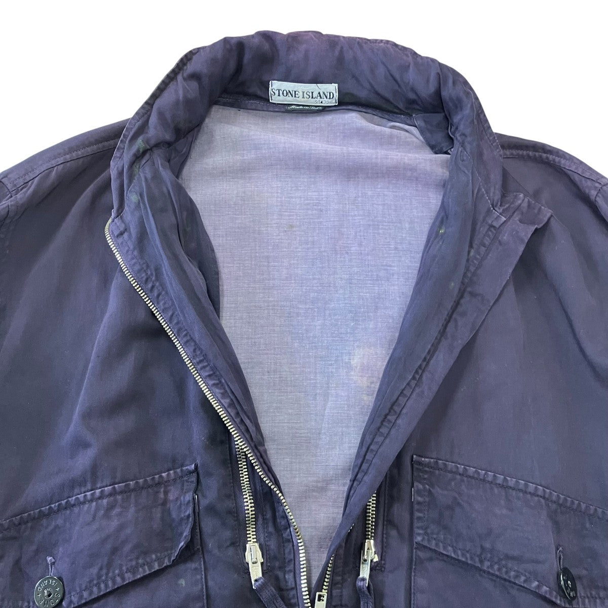 STONE ISLAND 01SSジップフライトジャケット34154826/A 古着・中古-4枚目のアイテム画像