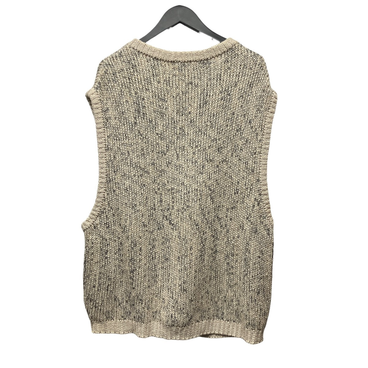 KNITTED TWO POCKET VESTジップアップニットベストSS22-KNVE