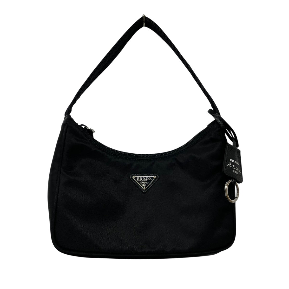 PRADA Re-Edition 2000 Re-Nylonロゴプレートナイロンミニバッグ1NE515 古着・中古-1枚目のアイテム画像